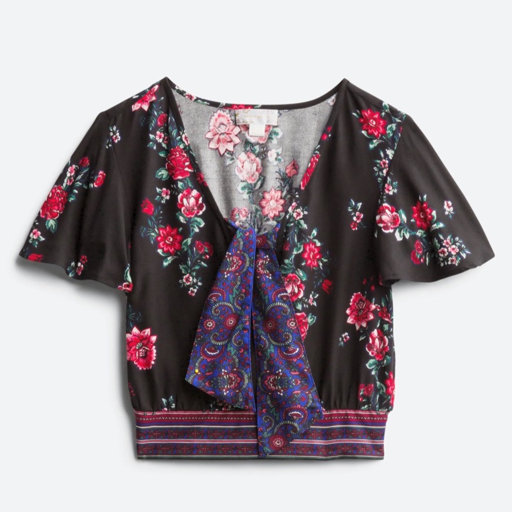 Floral crop top